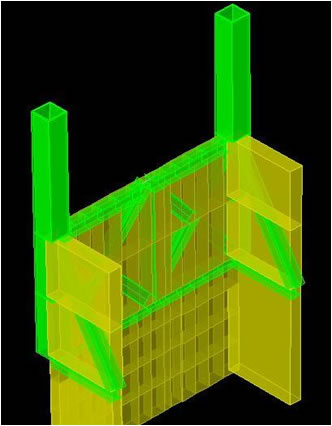 Shear Wall Encased Truss